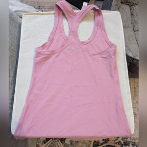 2 Lululemon Women's Pink Racerback Tank Top